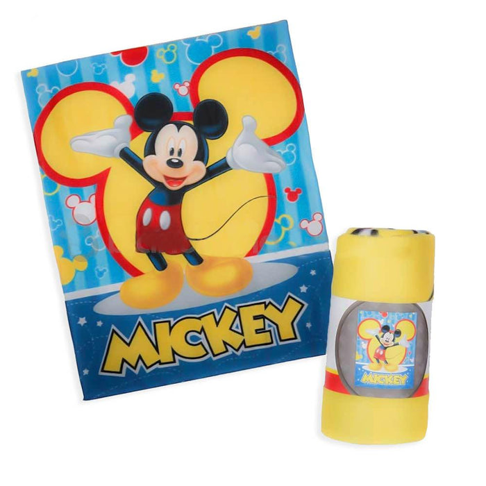 Mickey Mouse Topolino Plaid Pile Originale Misura 120x150 S90