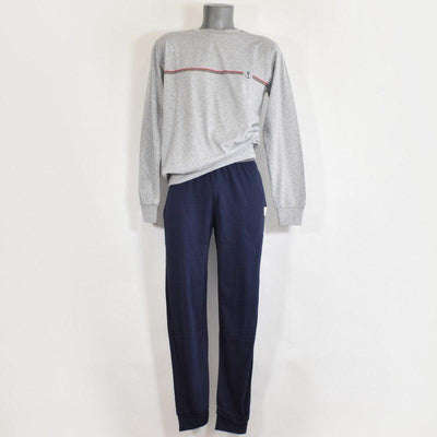 Jamas Pigiama Uomo Cotone Leggero Maniche Lunghe EJ2030 S40 - Passarelli Biancheria