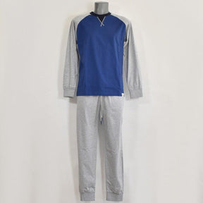 Jamas Pigiama Uomo Cotone Leggero Maniche Lunghe EJ2034 S40 - Passarelli Biancheria