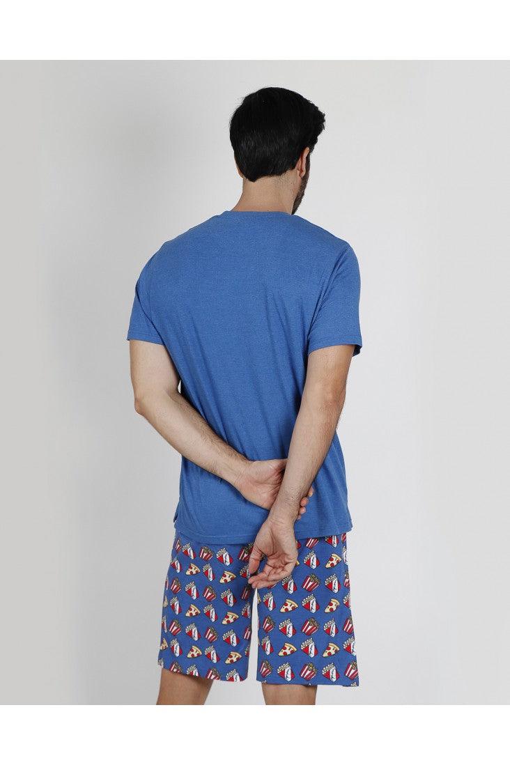 Admas Pigiama Corto da Uomo Pizza 55281 S23 - Passarelli Biancheria