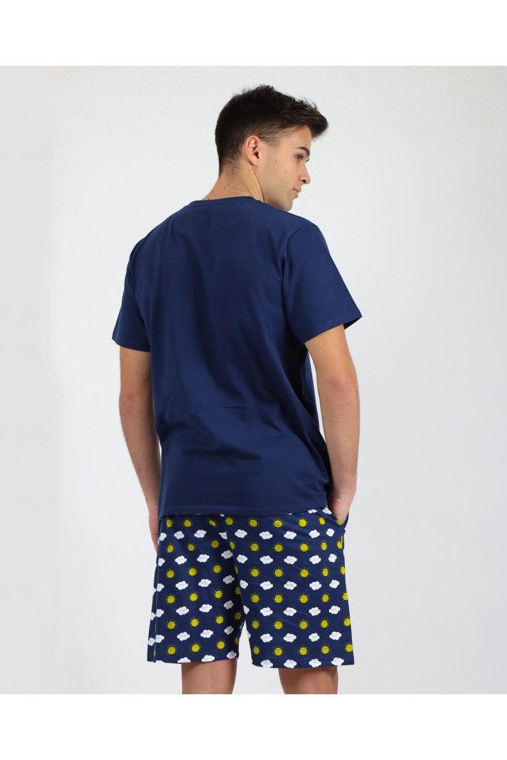 Mr Wonderful Pigiama Corto da Uomo My Days 55710 S25 - Passarelli Biancheria