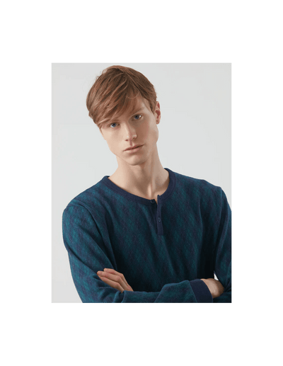 Ragno Pigiama Uomo Invernale Punto Milano U590N1 S38 - Passarelli Biancheria