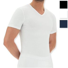 Ragno Maglia Intima Uomo in Caldo Micropile Scollo V Mezze Maniche 601958 S12 - Passarelli Biancheria