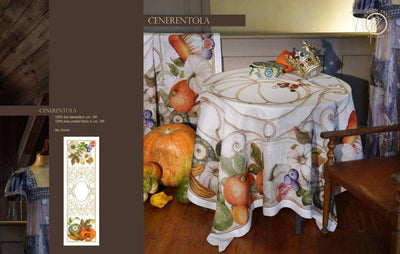 Tessitura Toscana Telerie Tovaglia da Tavola in 100% Puro lino Cenerentola - Passarelli Biancheria