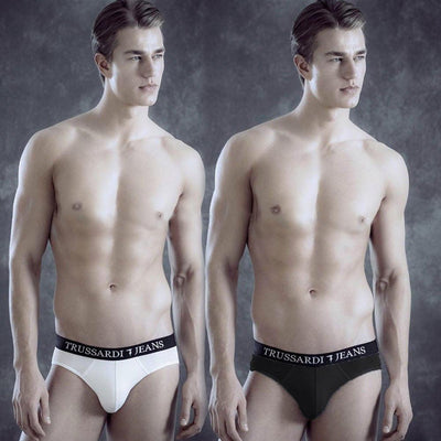 Trussardi Jeans Underwear Confezione 2 Slip Uomo TR000R S13 - Passarelli Biancheria