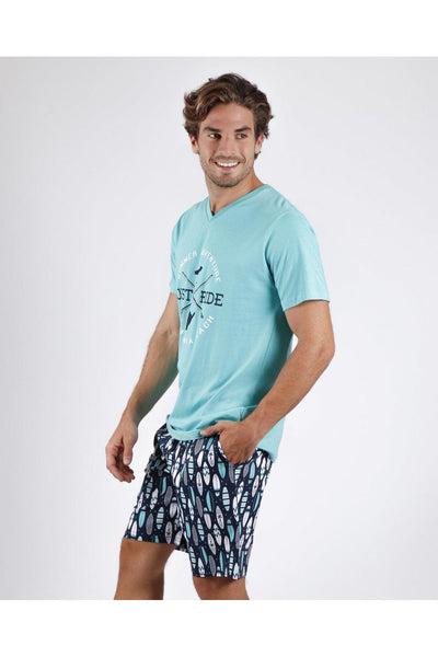 Admas Pigiama Estivo Corto da Uomo 55554 S24 - Passarelli Biancheria