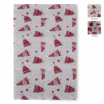 Via Roma 60 Copri Tavola - Tovaglia Disegno Natalizio 160x180 in Cotone S26 - Passarelli Biancheria