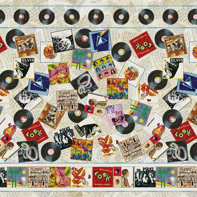 Tessitura Toscana Telerie Mezzero Vinile Dischi - Varie Dimensioni - Passarelli Biancheria