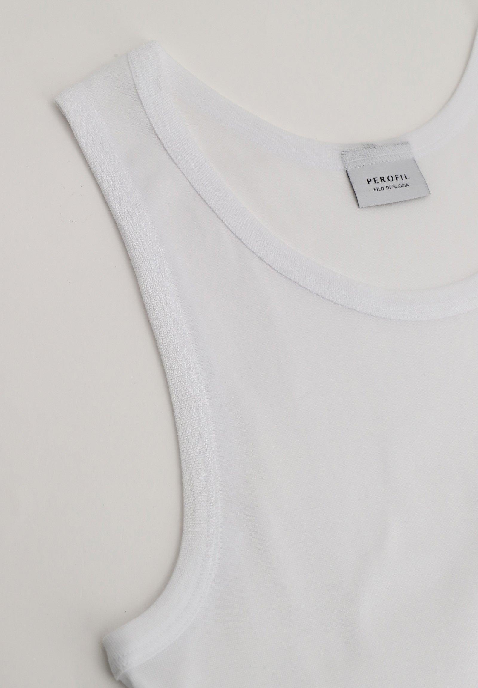 Perofil Canottiera Uomo Filo di Scozia Spalla Larga VPRT00172 S25 - Passarelli Biancheria