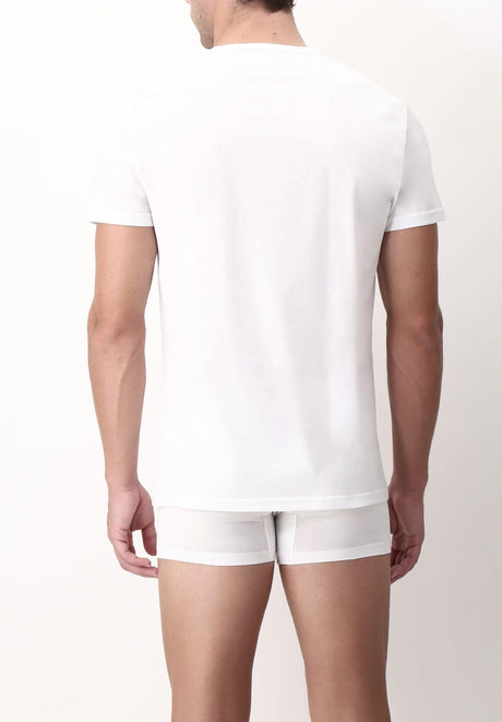 Perofil Maglia Intima da Uomo Scollo V Maniche Corte Filo Scozia VPRT00321 S29 - Passarelli Biancheria