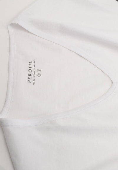 Perofil Maglia Intima da Uomo Scollo V Maniche Corte Filo Scozia VPRT00321 S29 - Passarelli Biancheria