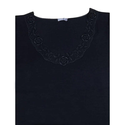 Ragno Maglia Intima Donna Mezze Maniche Lana Cotone con dettaglio in Pizzo 71857 S22 - Passarelli Biancheria